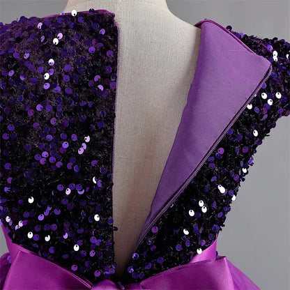 Girls Dresses Bridesmaid Sequin