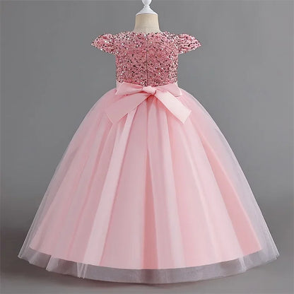 Girls Dresses Bridesmaid Sequin