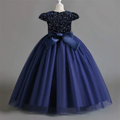 Girls Dresses Bridesmaid Sequin