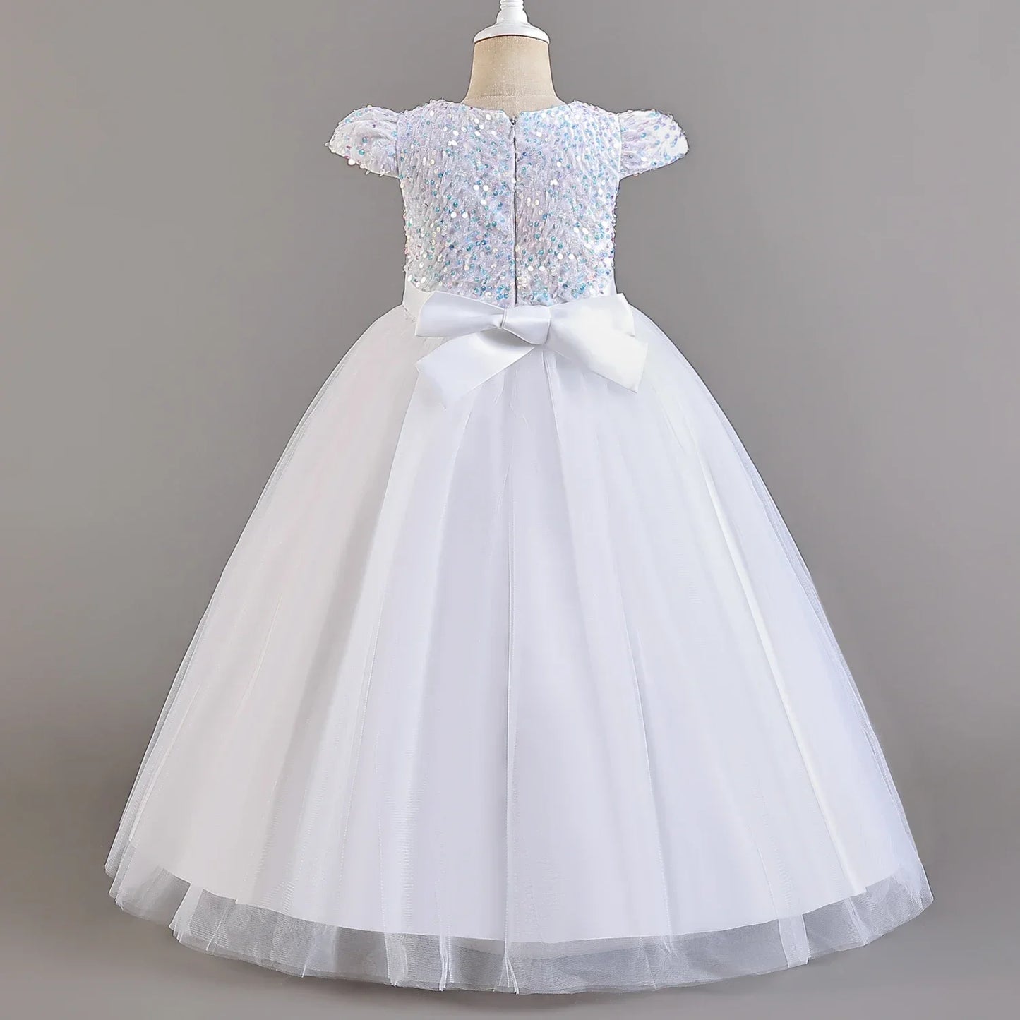 Girls Dresses Bridesmaid Sequin