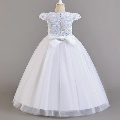Girls Dresses Bridesmaid Sequin