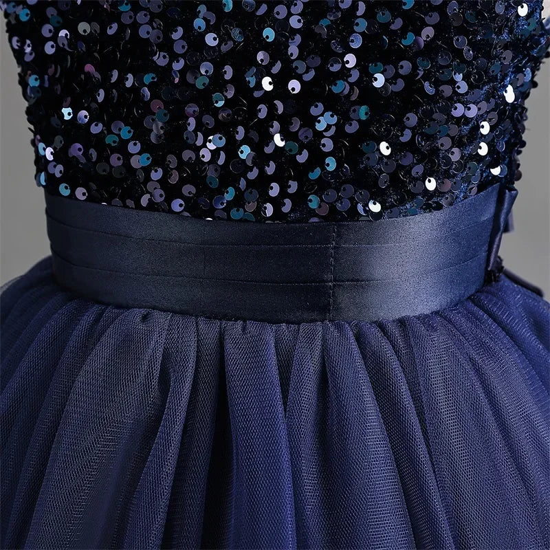 Girls Dresses Bridesmaid Sequin
