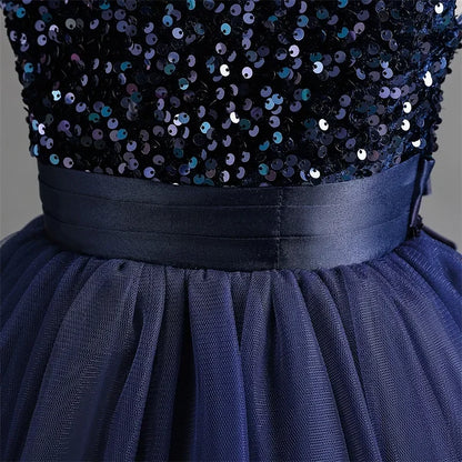 Girls Dresses Bridesmaid Sequin