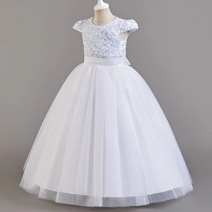 Girls Dresses Bridesmaid Sequin