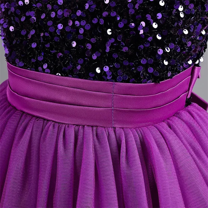 Girls Dresses Bridesmaid Sequin